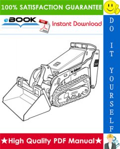 Bobcat MT52, MT55 Mini Track Loader Service Repair Manual – PDF Download