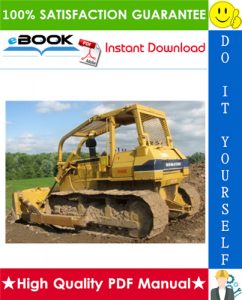 Komatsu D68E-1, D68P-1 Bulldozer Service Repair Manual – PDF Download