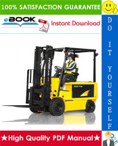 Hyundai 22B-7, 25B-7, 30B-7, 32B-7 Forklift Trucks Service Repair ...