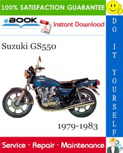 Suzuki GS550 Motorcycle Service Repair Manual