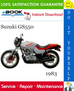 1983 Suzuki GS550 Motorcycle Service Repair Manual