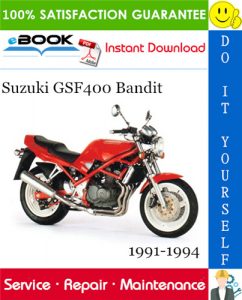 Suzuki GSF400 Bandit Motorcycle Service Repair Manual