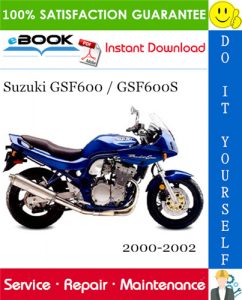 Suzuki GSF600 / GSF600S Motorcycle Service Repair Manual