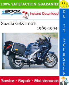 Suzuki GSX1100F Motorcycle Service Repair Manual