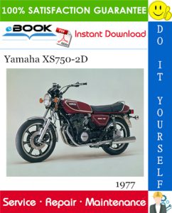 1977 Yamaha XS750-2D Motorcycle Service Repair Manual