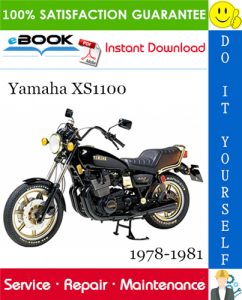 Yamaha XS1100 Motorcycle Service Repair Manual