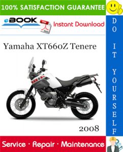 2008 Yamaha XT660Z Tenere Motorcycle Service Repair Manual