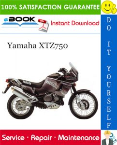 Yamaha XTZ750 Motorcycle Service Repair Manual