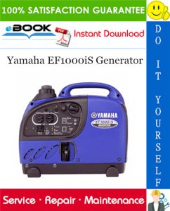 Yamaha EF1000iS Generator Service Repair Manual