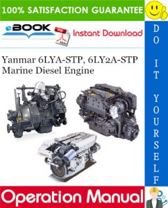 Yanmar 6LYA-STP, 6LY2A-STP Marine Diesel Engine Operation Manual