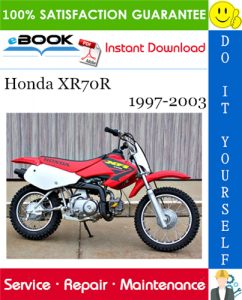 Honda XR70R Motorcycle Service Repair Manual