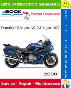 2006 Yamaha FJR1300AS, FJR1300ASV Motorcycle Supplementary Service Manual