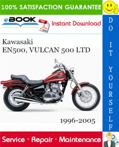 Kawasaki EN500, VULCAN 500 LTD Motorcycle Service Repair Manual