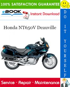 Honda NT650V Deauville Motorcycle Service Repair Manual