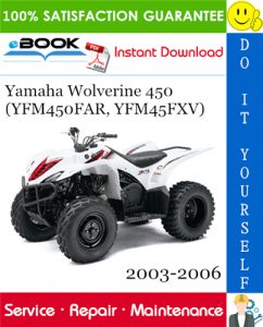 Yamaha Wolverine 450 (YFM450FAR, YFM45FXV) ATV Service Repair Manual