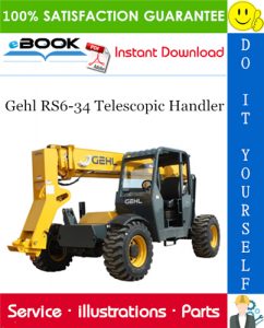 Gehl RS6-34 Telescopic Handler Parts Manual #2