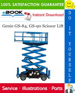 Genie GS-84, GS-90 Scissor Lift Parts Manual