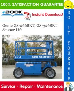 Genie GS-2668RT, GS-3268RT Scissor Lift Service Repair Manual (Serial Number Range: from 101 to GS6805-44770)