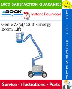 Genie Z-34/22 Bi-Energy Boom Lift Parts Manual (Serial Number Range: from SN 001 to 1734)