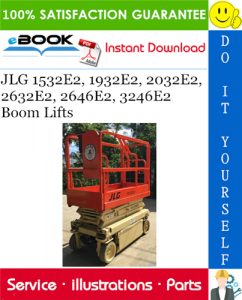 JLG 1532E2, 1932E2, 2032E2, 2632E2, 2646E2, 3246E2 Boom Lifts