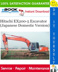 Hitachi EX200-5 Excavator (Japanese Domestic Version) Service Repair Sns-Brigh10