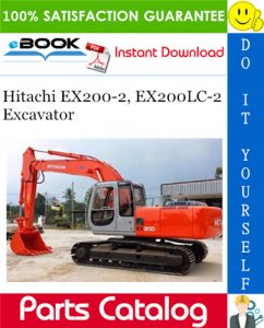 Hitachi EX200-2, EX200LC-2 Excavator Parts Catalog