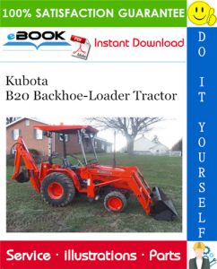 Kubota B20 Backhoe-Loader Tractor Parts Manual