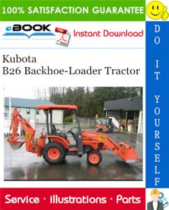 Kubota B26 Backhoe-Loader Tractor Parts Manual