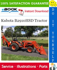 Kubota B2910HSD Tractor Parts Manual