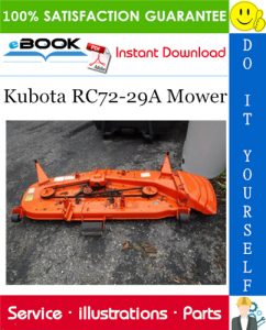 Kubota RC72-29A Mower Parts Manual