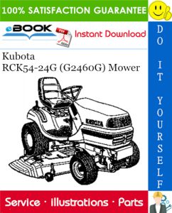 Kubota RCK54-24G (G2460G) Mower Parts Manual