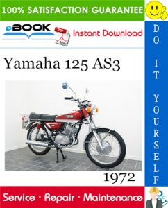 1972 Yamaha 125 AS3 Motorcycle Service Repair Manual