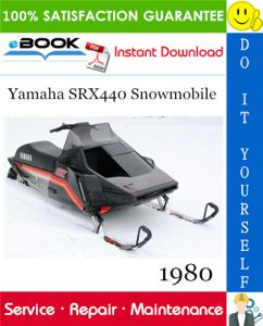 1980 Yamaha SRX440 Snowmobile Service Repair Manual