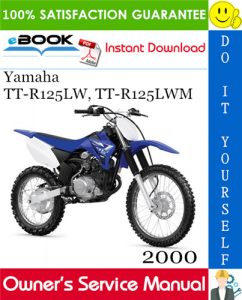 2000 Yamaha TT-R125LW, TT-R125LWM Motorcycle Owner's Service Manual