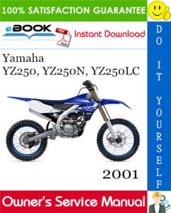 2001 Yamaha YZ250, YZ250N, YZ250LC Motorcycle Owner's Service Manual