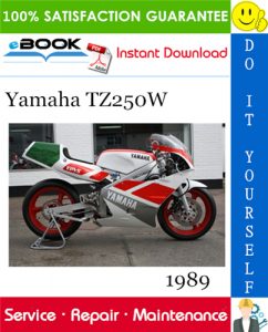 1989 Yamaha TZ250W Motorcycle Service Repair Manual