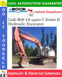 Link-Belt LS-3400 C Series II Hydraulic Excavator Hydraulic & Electrical Schematic