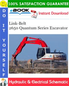 Link-Belt 2650 Quantum Series Excavator Hydraulic & Electrical Schematic