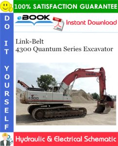 Link-Belt 4300 Quantum Series Excavator Hydraulic & Electrical Schematic