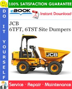 JCB 6TFT, 6TST Site Dumpers Service Repair Manual