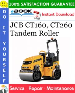 JCB CT160, CT260 Tandem Roller Service Repair Manual