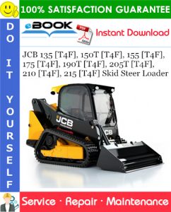 JCB 135 [T4F], 150T [T4F], 155 [T4F], 175 [T4F], 190T [T4F], 205T [T4F], 210 [T4F], 215 [T4F] Skid Steer Loader