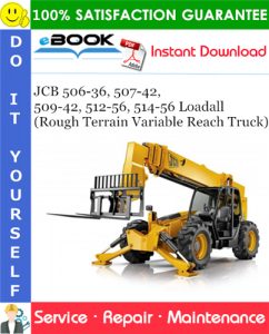 JCB 506-36, 507-42, 509-42, 512-56, 514-56 Loadall