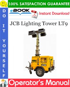 JCB Lighting Tower LT9 Operator's Manual