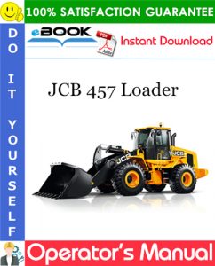 JCB 457 Loader Operator's Manual