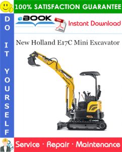 New Holland E17C Mini Excavator Service Repair Manual