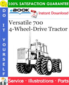 Versatile 700 4-Wheel-Drive Tractor Parts Catalog