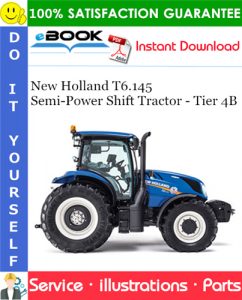 New Holland T6.145 Semi-Power Shift Tractor - Tier 4B Parts Catalog