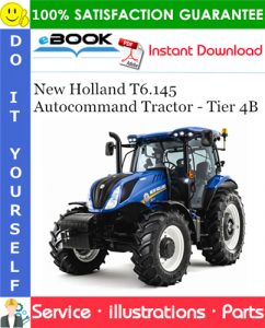 New Holland T6.145 Autocommand Tractor - Tier 4B Parts Catalog