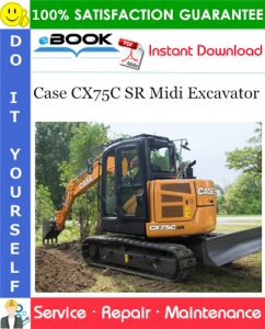 Case CX75C SR Midi Excavator Service Repair Manual